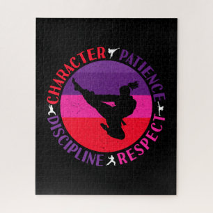 Martial Arts Core Values - Karate Jigsaw Puzzle