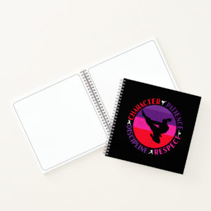 Martial Arts Core Values - Karate Notebook