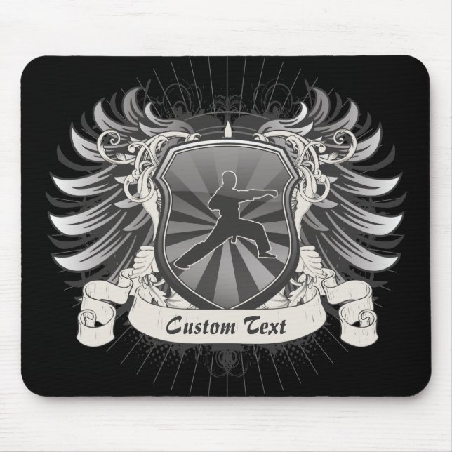 Martial Arts Crest Mouse Pad (Front)