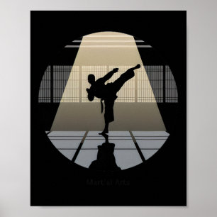 Martial Arts – Discipline And Strength Karate Taek Poster