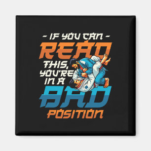 Martial Arts Fighter Judo Karate Brazilian Jiu-jit Magnet