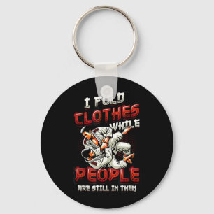 Martial Arts Fighter Judo Karate Brazilian Key Ring