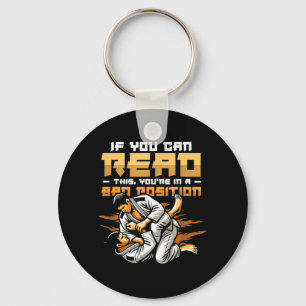 Martial Arts Fighter Judo Karate Brazilian Key Ring