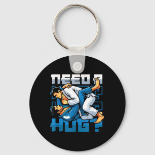 Martial Arts Fighter Judo Karate Brazilian Key Ring