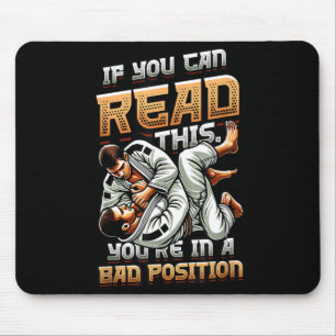Martial Arts Fighter Judo Karate Brazilian Mouse Pad