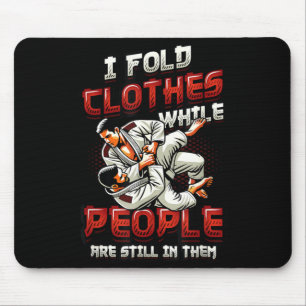 Martial Arts Fighter Judo Karate Brazilian Mouse Pad