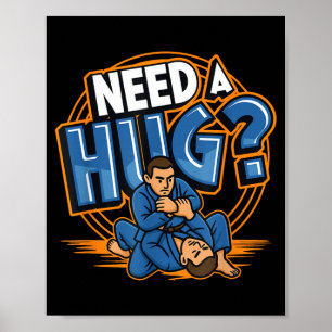 Martial Arts Fighter Judo Karate Brazilian Poster