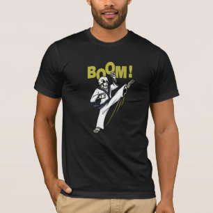 Martial Arts Fighter Skeleton Kick Fight Karate T-Shirt