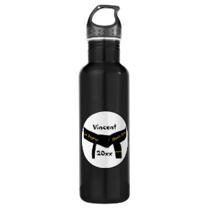 Martial Arts First Degree Black Belt 710 Ml Water Bottle