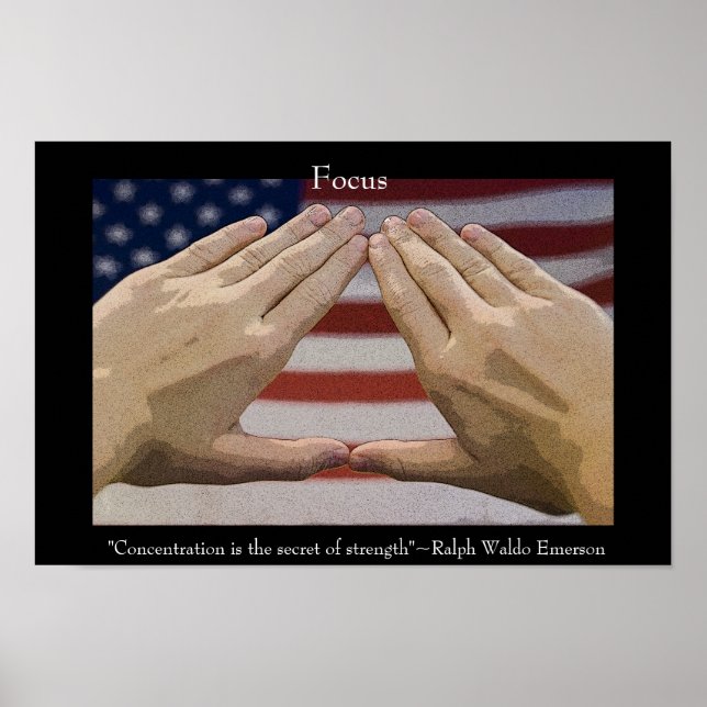 Martial Arts Focus Inspirational Poster (Front)