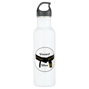 Martial Arts Fourth Degree Black Belt 710 Ml Water Bottle