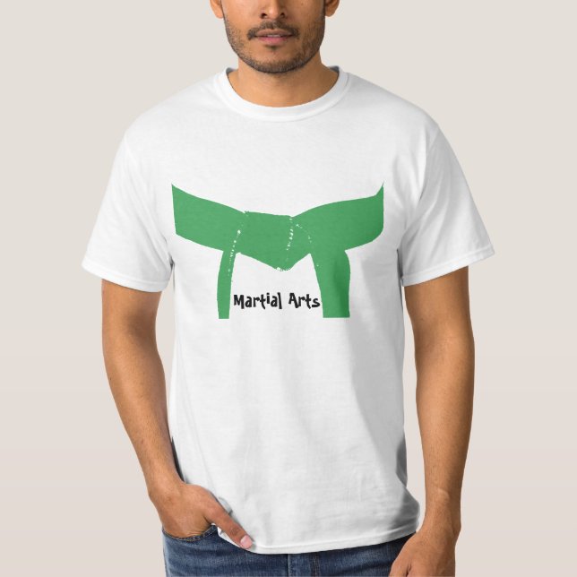 Martial Arts Green Belt T-Shirt (Front)