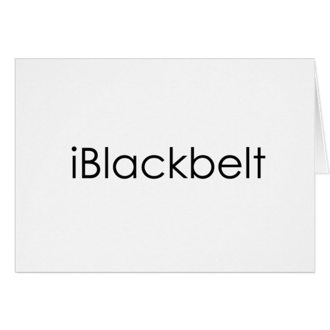 Martial Arts iBlackbelt (Front Horizontal)