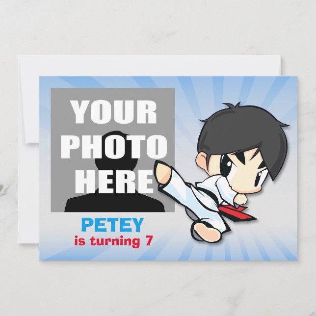 Martial Arts Invitation -CUSTOM (Front)