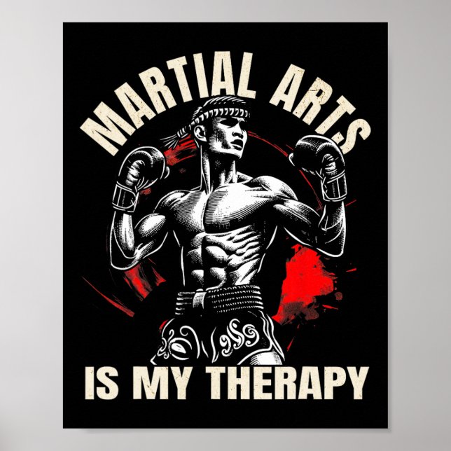 Martial Arts Is My Therapy – Karate1  Poster (Front)