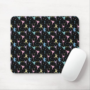 Martial Arts Karate Abstract Stars Sparkles Mouse Pad