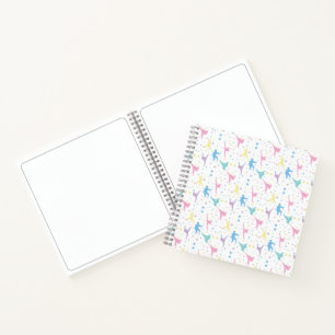 Martial Arts Karate Abstract Stars Sparkles Notebook