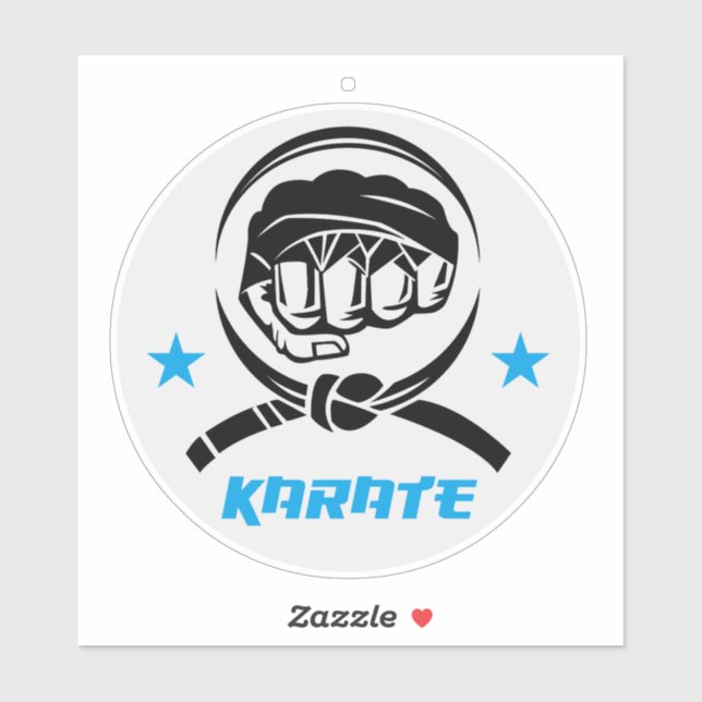Martial Arts Karate Black Belt (Sheet)