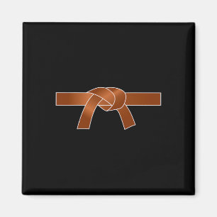 Martial Arts Karate Brown Belt Gift Magnet
