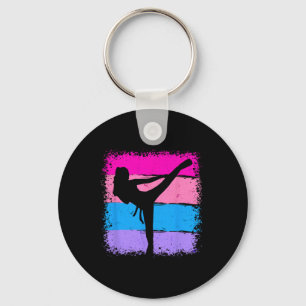 Martial Arts Karate Clothing - Women Vintage Karat Key Ring