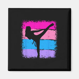 Martial Arts Karate Clothing - Women Vintage Karat Magnet