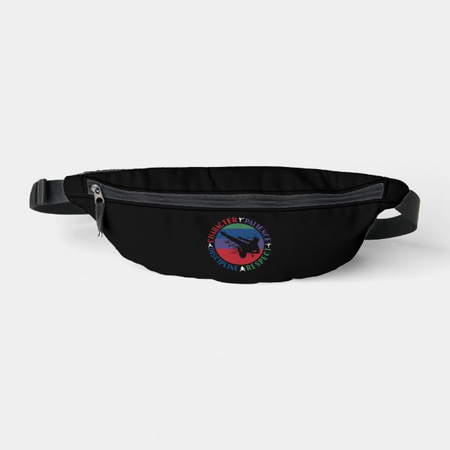 Martial Arts - Karate Core Values Bum Bags (Front)