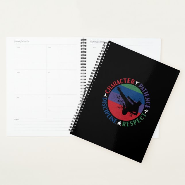 Martial Arts - Karate Core Values Planner (Display)