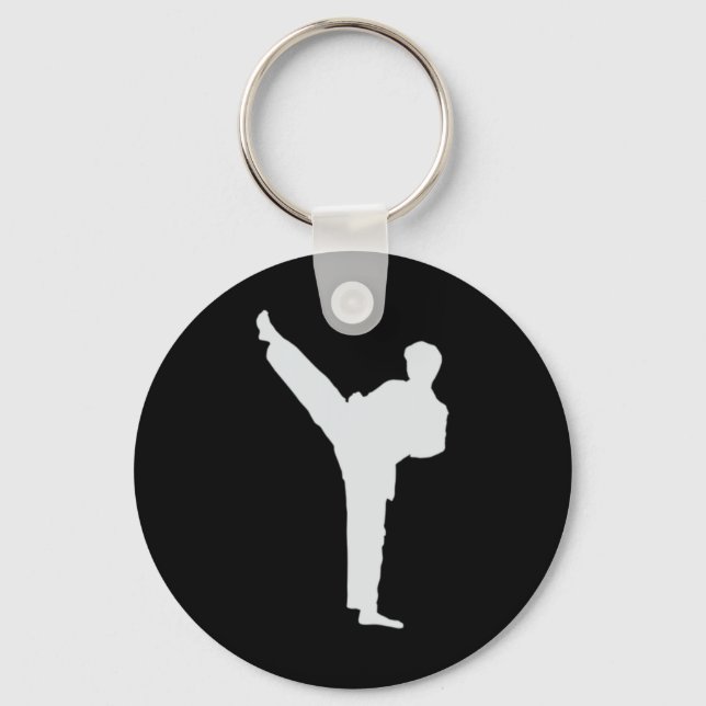 Martial Arts Karate  Key Ring (Front)