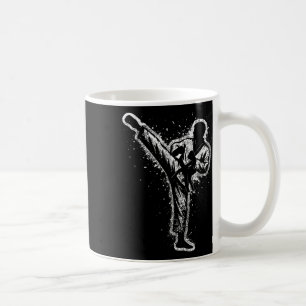 Martial Arts Karate Kick Taekwondo Belt Coffee Mug