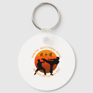 Martial Arts Karate Taekwondo Kung Fu Studio Owner Key Ring
