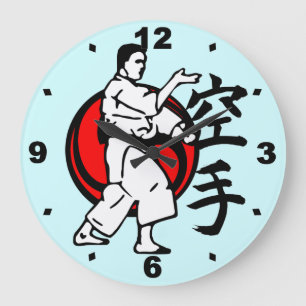 Martial Arts Large Clock