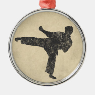 Martial Arts Metal Tree Decoration