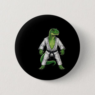 Martial Arts Ninja Jiu Jitsu Karate  6 Cm Round Badge