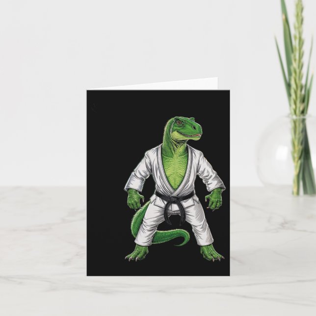 Martial Arts Ninja Jiu Jitsu Karate  Card (Front)