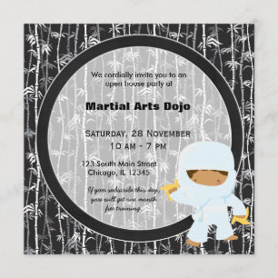 Martial Arts Open House Invitation