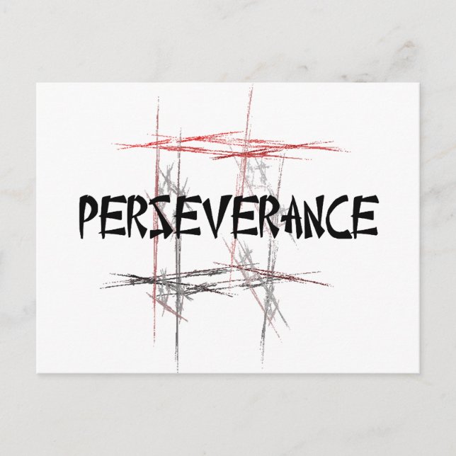 Martial Arts Perseverance Postcard (Front)