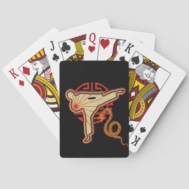 Martial Arts Playing Cards (Back)