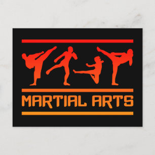Martial Arts postcard - customise!