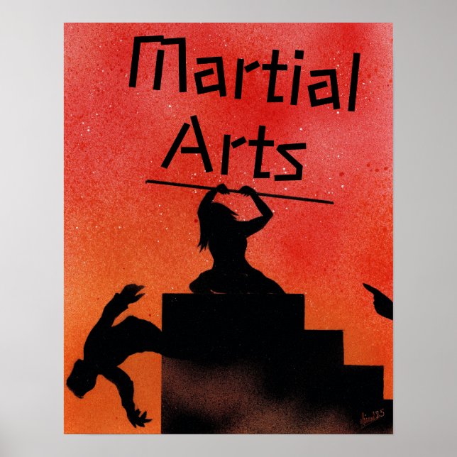 Martial Arts Poster (Front)