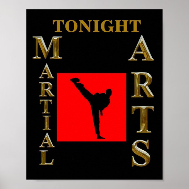 MARTIAL ARTS POSTER (Front)