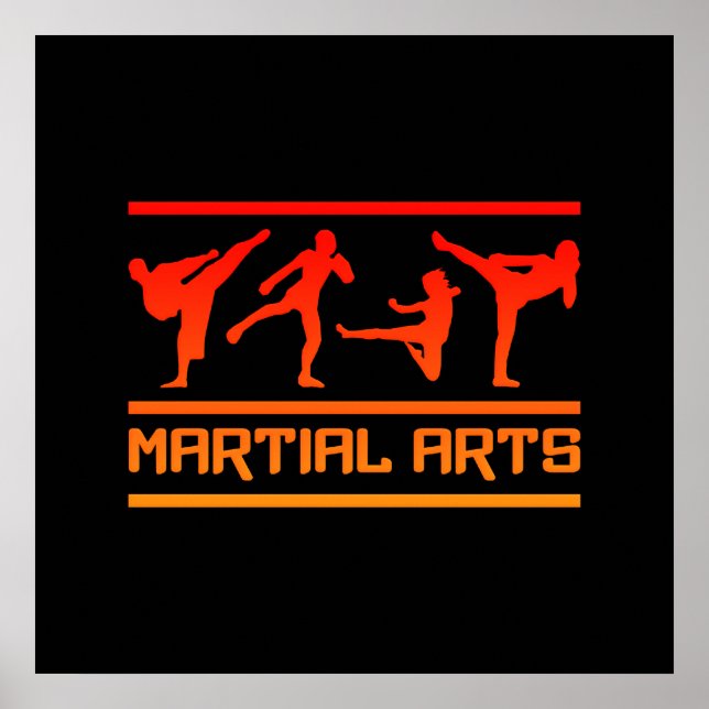 Martial Arts poster - customise! (Front)