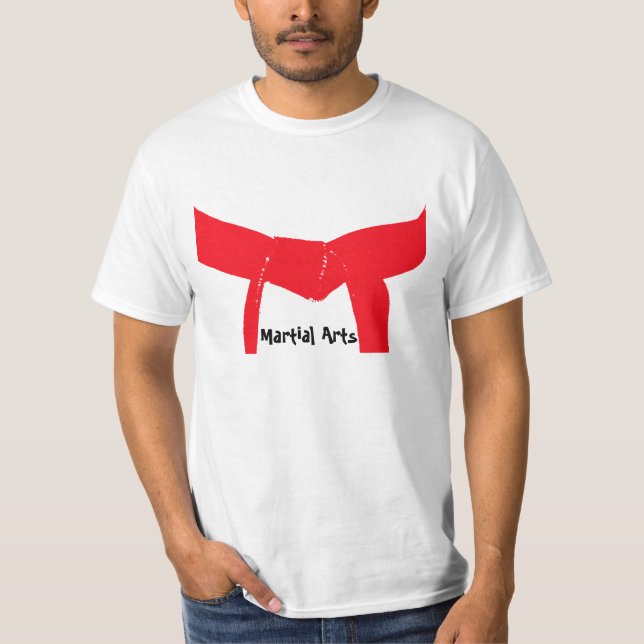 Martial Arts Red Belt T-Shirt (Front)