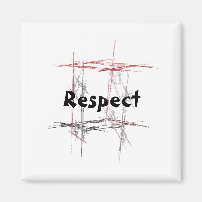 Martial Arts Respect Magnet (Front)