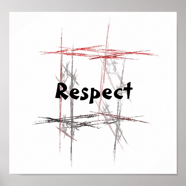 Martial Arts Respect Poster (Front)