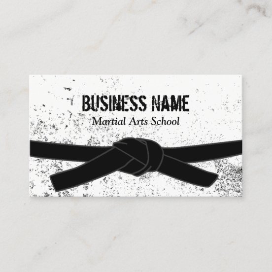 Martial Arts Business Cards Zazzle AU
