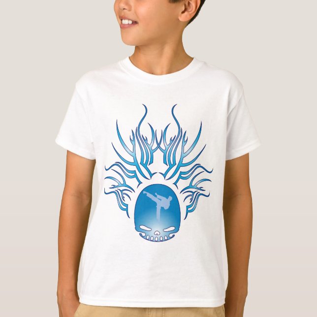 Martial Arts Skull T-Shirt (Front)