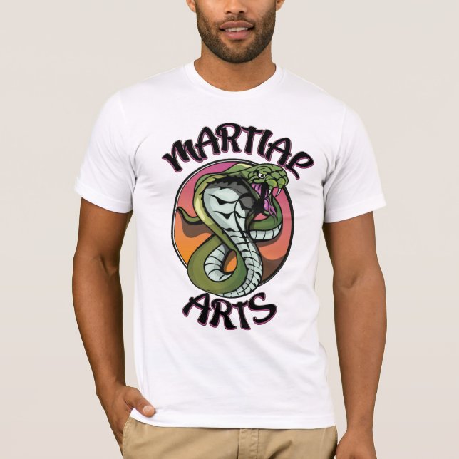Martial Arts Snake T-Shirt (Front)