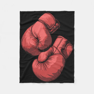 Martial Arts Sport Punching Bag Sparring Boxer Fleece Blanket