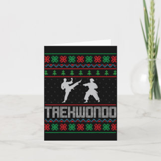 Martial Arts Taekwondo Lover - Ugly Style Card