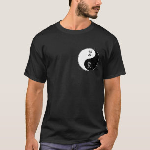Martial Arts Taiji Yin Yang Taoism Symbol Characte T-Shirt